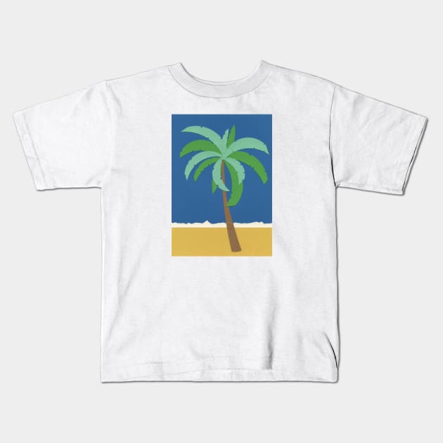 Desert Palm Kids T-Shirt by Rosi Feist